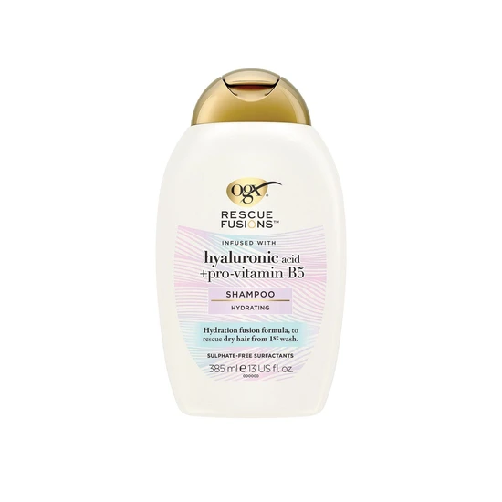OGX® Rescue Fusions Hyaluronic Acid + Pro-Vitamin B5 Shampoo