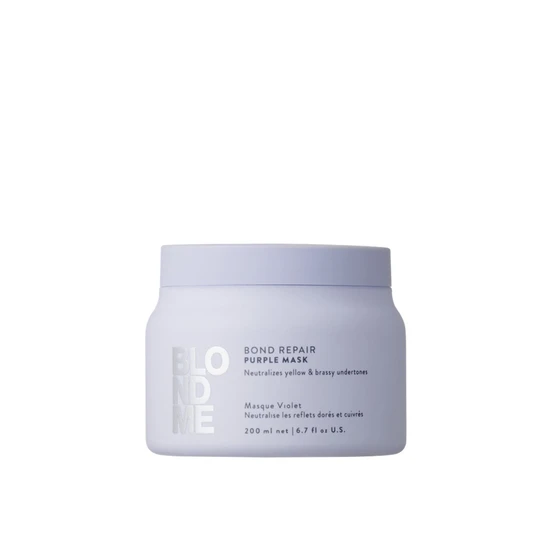 Schwarzkopf BlondMe Bond Repair Purple Neutralising Mask
