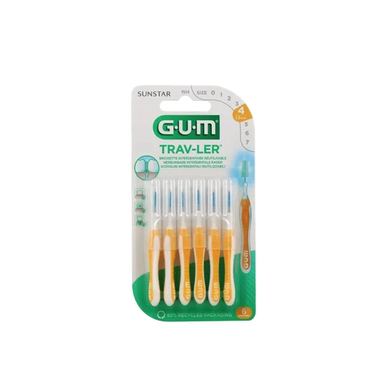 GUM Trav-Ler Reusable Interdental Brush ISO 4