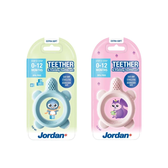 Jordan Step By Step Teether & Training Toothbrush