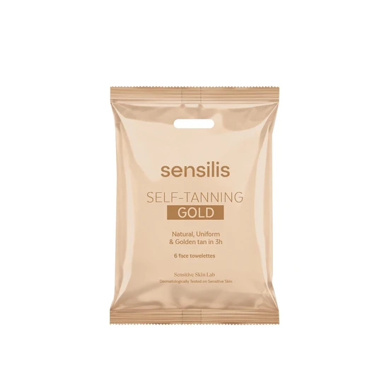 Sensilis Self-Tanning Face Towelettes Gold