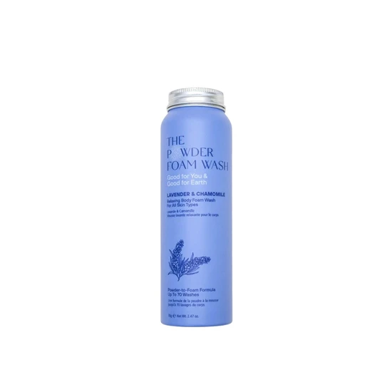 The Powder Shampoo Relaxing Body Foam Wash Lavender & Chamomile 70G