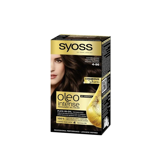 Syoss Oleo Intense Permanent Oil Colour 4-86 Chocolate Brown