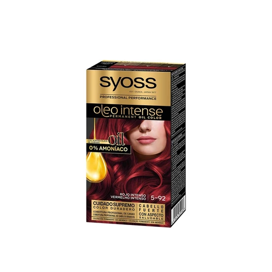 Syoss Oleo Intense Permanent Oil Colour 5-92 Bright Red