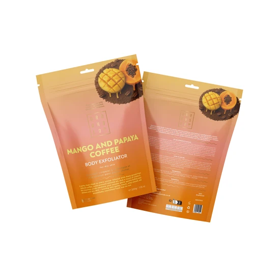 Grounded Body Mango & Papaya Coffee Scrub For Dry Skin