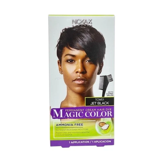 NICKA K NEWYORK Magic Colour Permanent Cream Hair Dye Ammonia Free