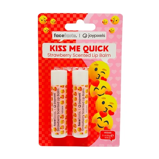 Face Facts Kiss Me Quick Strawberry Scented Lip Balm