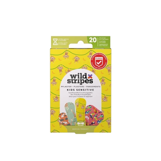 Wild Stripes Kids Sensitive Plasters Jungle