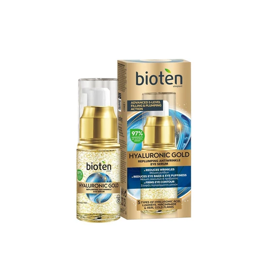Bioten Hyaluronic Gold Replumping Antiwrinkle Eye Serum