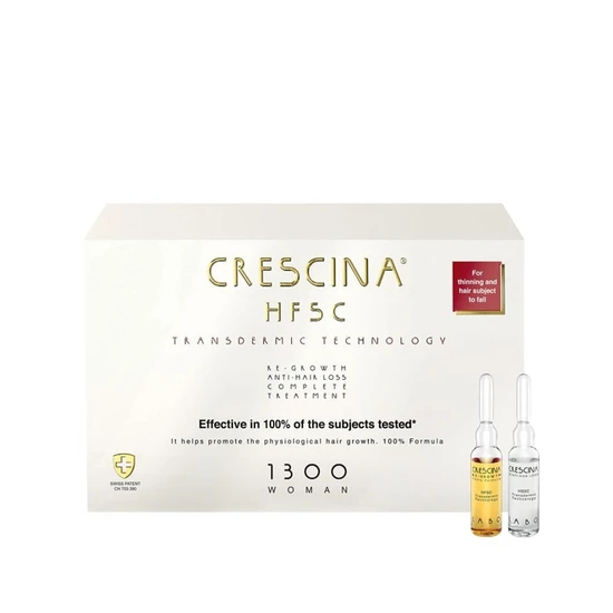 Crescina HFSC Transdermic Treatment 1300 Woman Ampoules