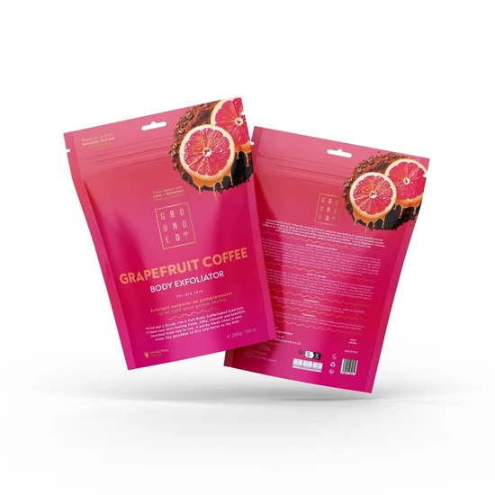 Grounded Body Grapefruit Coffee Full Body Scrub For Dry Skin