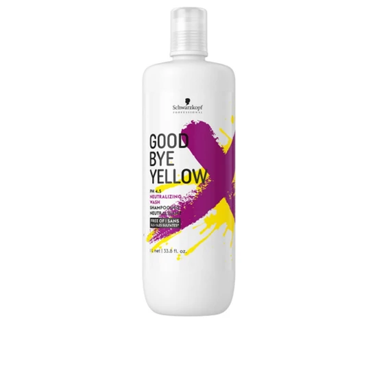Schwarzkopf Goodbye Yellow Neutralising Wash Shampoo