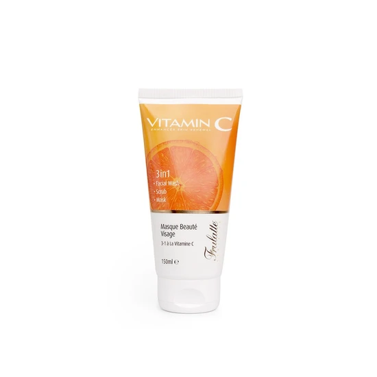 ARGANICARE Frulatte Vitamin C 3-In- Scrub Facial Wash