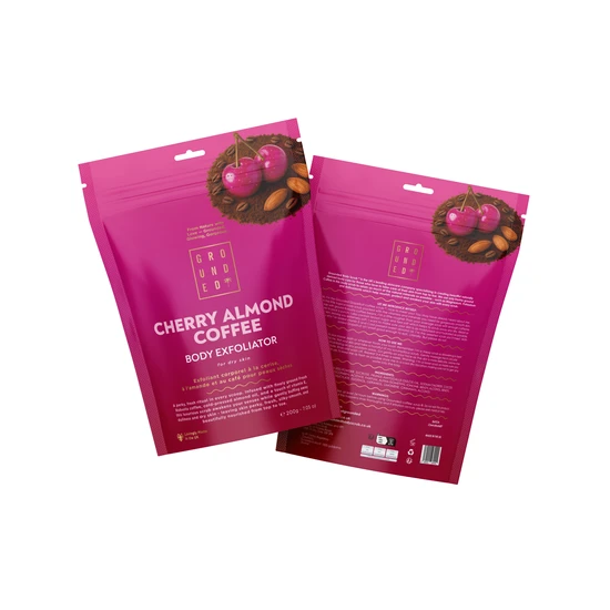 Grounded Body Cherry Almond Coffee Body Exfoliating Scrub