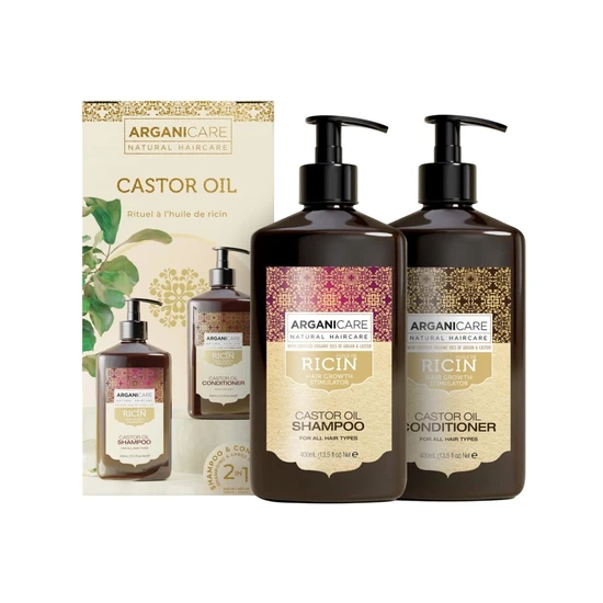 ARGANICARE Castor Oil Ritual Duo Box