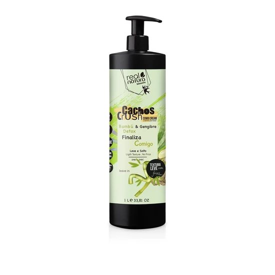 Real Natura Cachos Crush Bamboo & Ginger Comb Cream