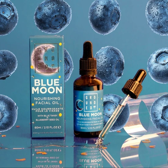 Grounded Body Blue Moon Blueberry & Blue Tansy Luxe Facial Oil