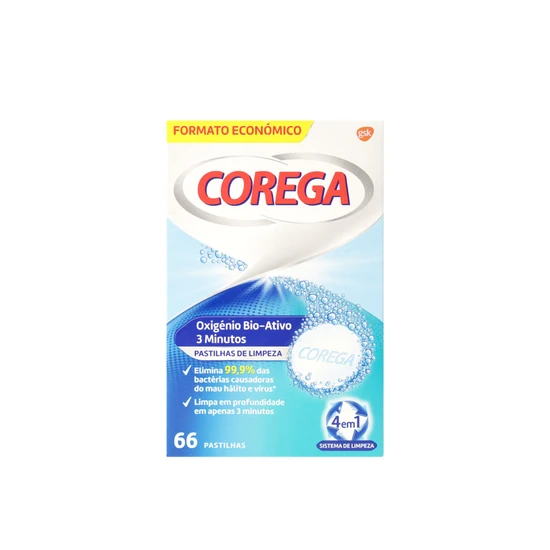 Corega Bio-Active Oxygen Denture Cleaning Tablets