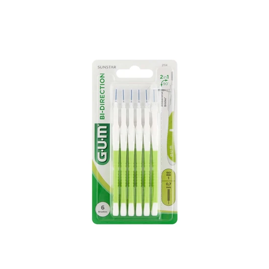GUM Bi-Direction Interdental Brush ISO 1 Green