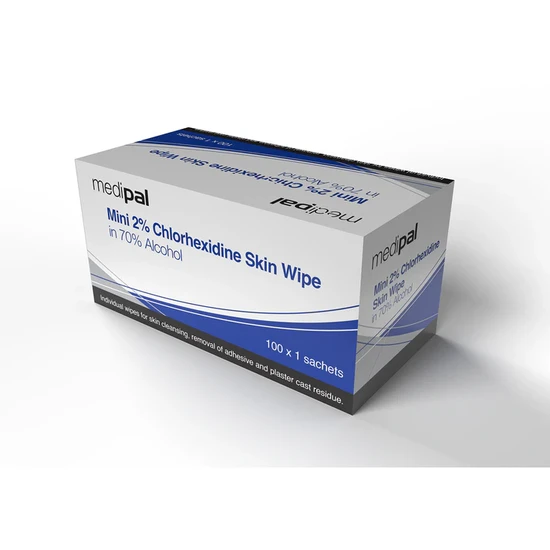 Medipal 70% Alcohol Chlorhexidine Skin Wipes