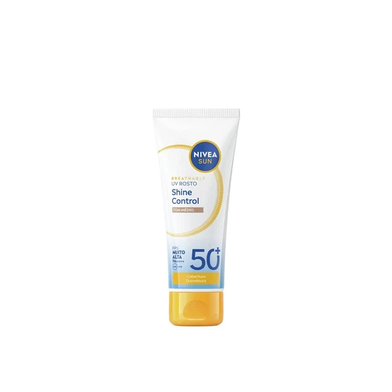 Nivea Sun Breathable UV Face Shine Control Tinted Cream Medium SPF 50