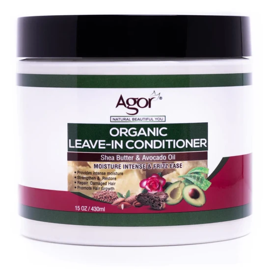Agor Organic Leave-In Conditioner With Shea Butter & Avocado Oil