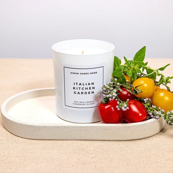 Simon James Home Italian Kitchen Garden Handmade Soy Wax Candle