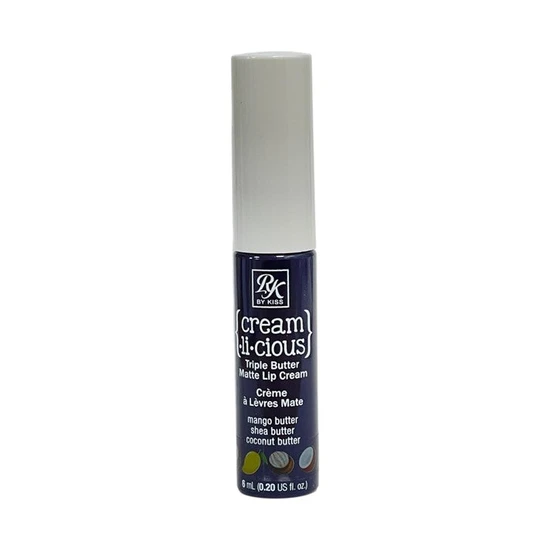 Kiss Cream Li Cious Triple Butter Matte Lip Cream Nisha