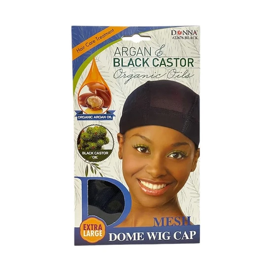Titan Donna Donna Argan & Black Castor Mesh Dome Wig Cap