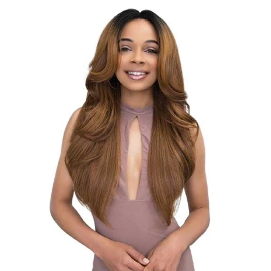 Janet Collection Extended Deep Part Synthetic June Lace Wig