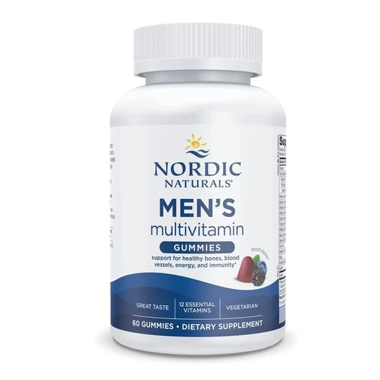 Nordic Naturals Men's Multivitamin Gummies Mixed Berry