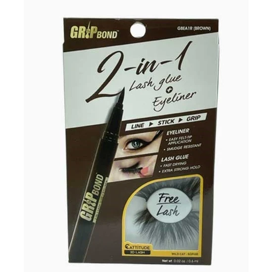 Ebin New York 2 In 1 Lash Glue & Eyeliner