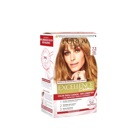 L'oreal Paris Excellence Creme Hair Dye 7.3 Natural Dark Golden Blonde