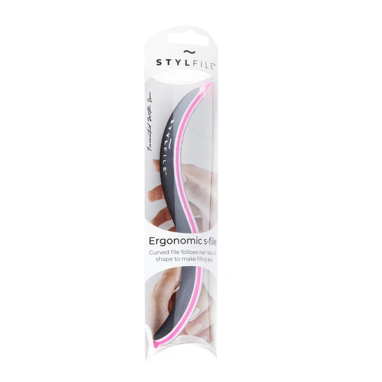 Stylpro STYLFILE Curved 3 In 1 S-Shape Nail File
