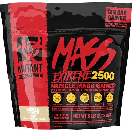 Mutant Mass Extreme 2500 Vanilla Ice Cream - 2720G