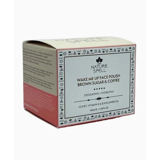 Nature Spell Brown Sugar & Coffee Wake Me Up Face Polish