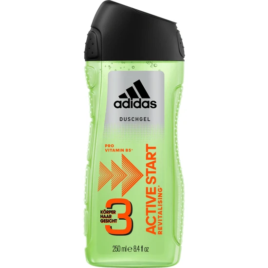 Adidas 3 Active Start Revitalising Shower Gel