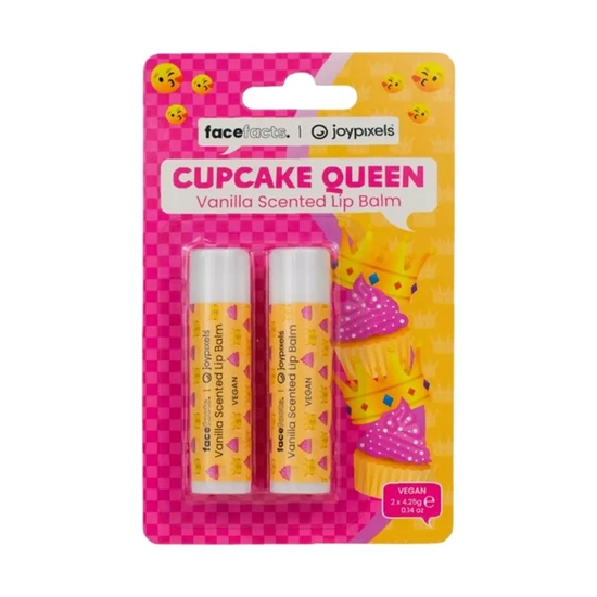 Face Facts Cupcake Queen Vanilla Scented Lip Balm