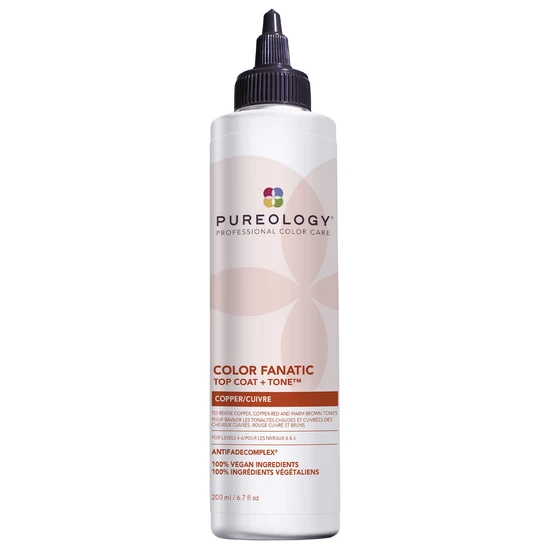 Pureology Colour Fanatic Top Coat + Tone Glaze Copper