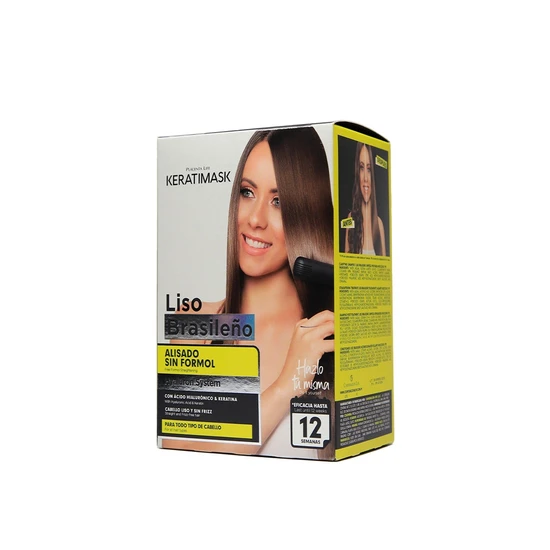 Be Natural Keratimask Brazilian Straightening Kit