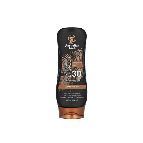 Australian Gold Instant Bronzer Lotion Sunscreen SPF 30