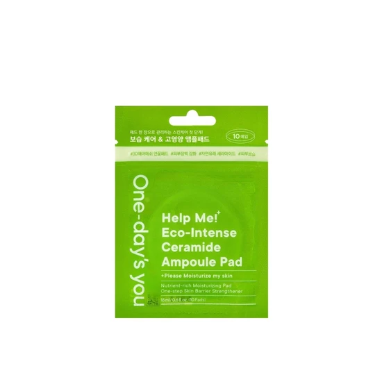 One-day's you Help Me! Eco-Intense Ceramide Ampoule Pad