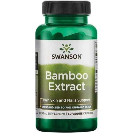 Swanson Bamboo Extract Capsules