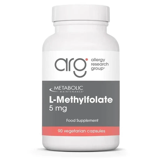 Allergy Research Group L-Methylfolate 5mg Capsules
