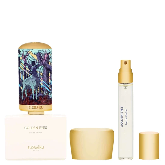 Floraiku Golden Eyes 50ml Eau De Parfum Gift Set