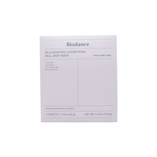 Biodance Rejuvenating Caviar PDRN Real Deep Mask Box
