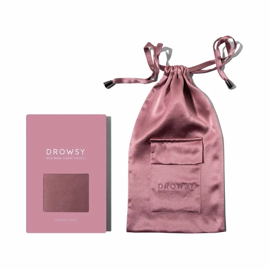 Drowsy Silk Carry Pouch Damask Rose
