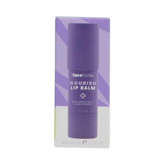 Face Facts Nourish Lip Balm With Green Tea & Algae Extract