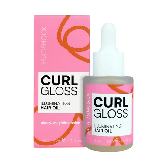 Face Facts Headshock Curl Gloss Illuminating Hair Oil