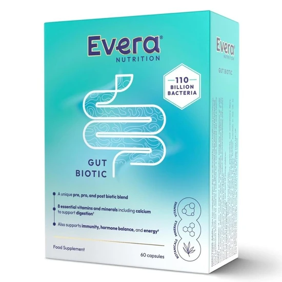 Evera Nutrition Gut Biotic Capsules